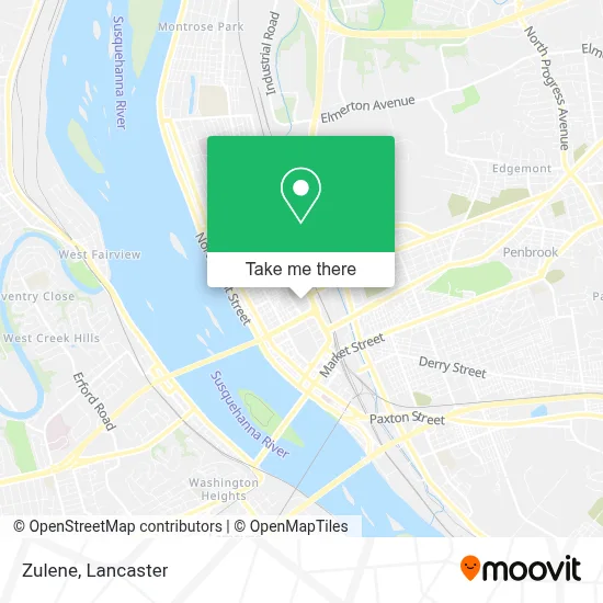Zulene map