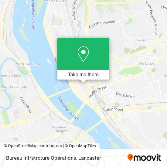 Bureau Infrstrcture Operations map