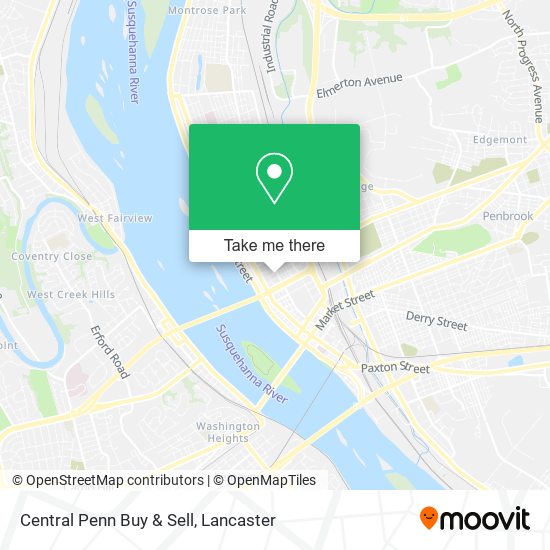 Central Penn Buy & Sell map