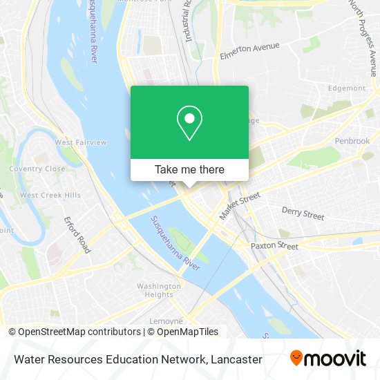 Water Resources Education Network map