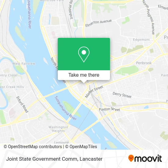 Joint State Government Comm map