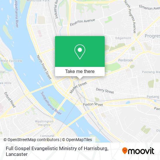 Mapa de Full Gospel Evangelistic Ministry of Harrisburg