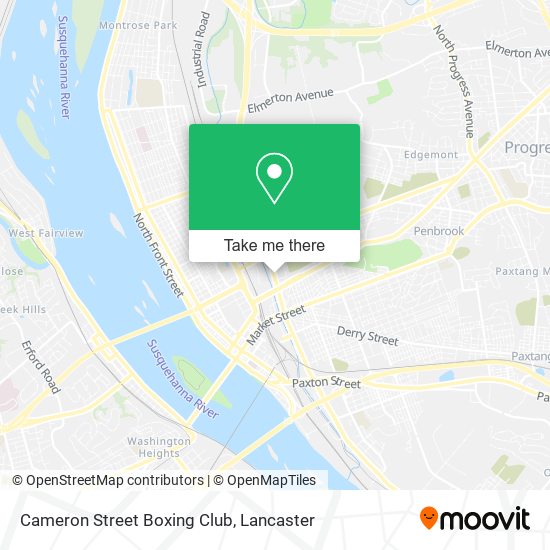 Mapa de Cameron Street Boxing Club