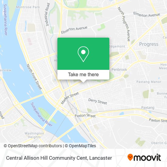 Mapa de Central Allison Hill Community Cent