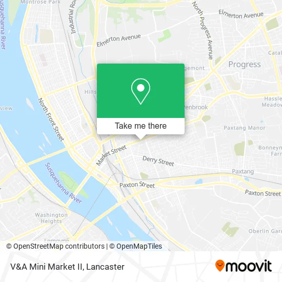 V&A Mini Market II map