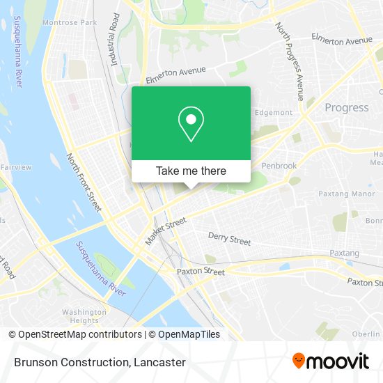 Brunson Construction map