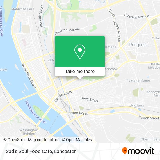 Mapa de Sad's Soul Food Cafe