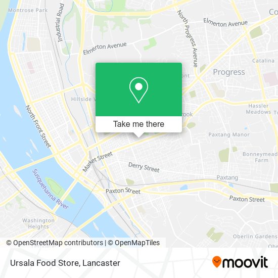 Mapa de Ursala Food Store