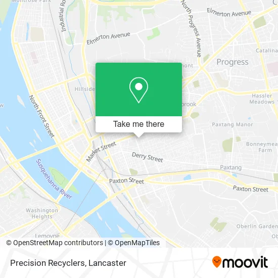 Precision Recyclers map