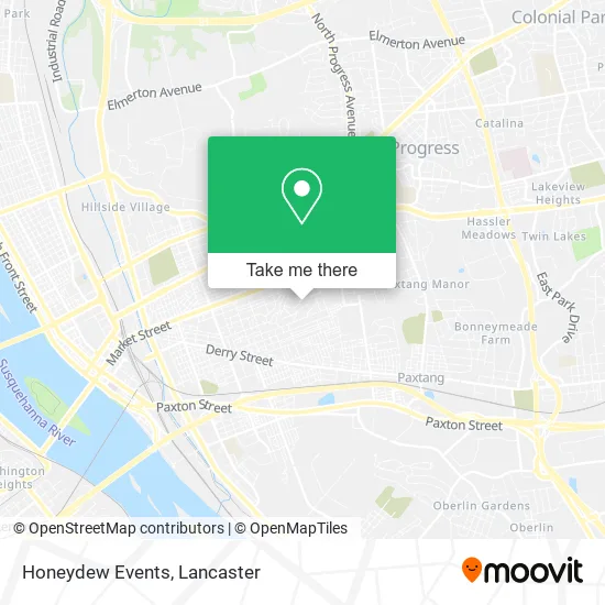 Honeydew Events map