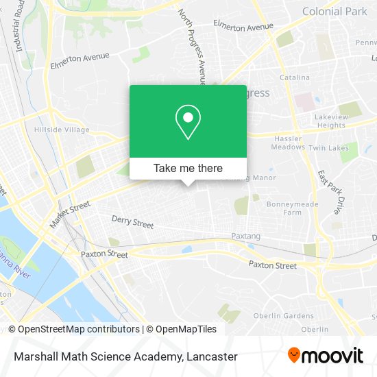 Marshall Math Science Academy map
