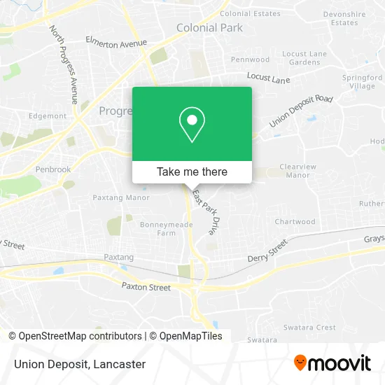 Union Deposit map
