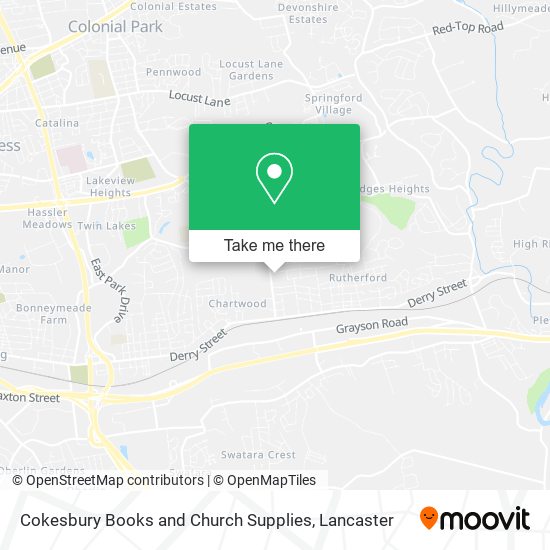 Cokesbury Books and Church Supplies map