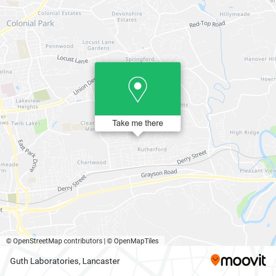 Guth Laboratories map
