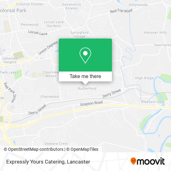 Mapa de Expressly Yours Catering