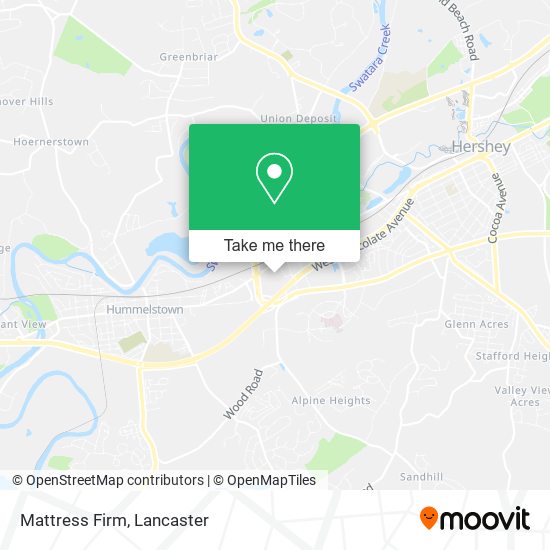 Mapa de Mattress Firm