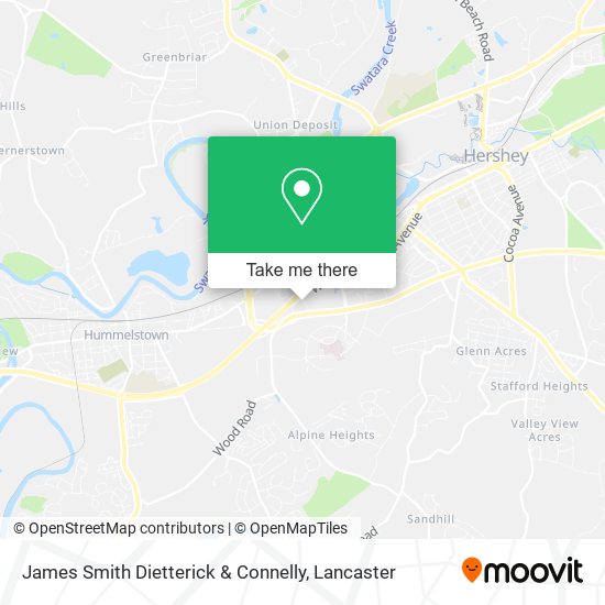 James Smith Dietterick & Connelly map