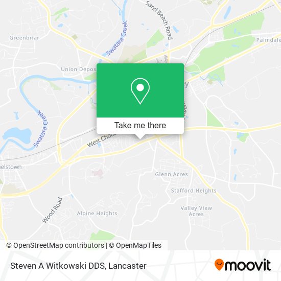 Steven A Witkowski DDS map