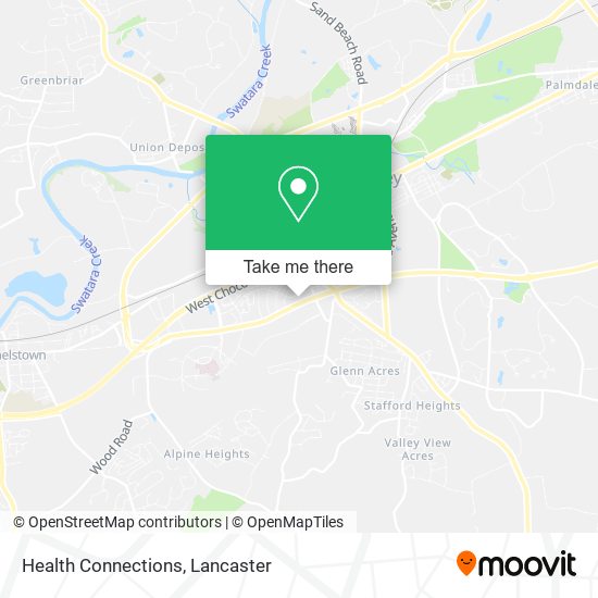 Health Connections map