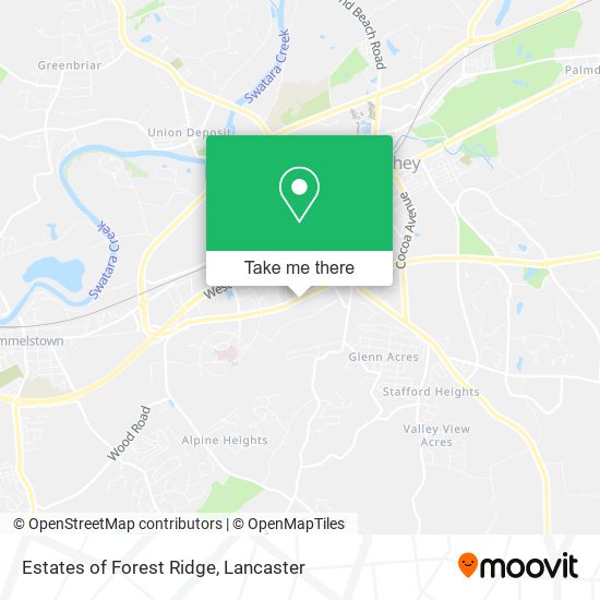 Mapa de Estates of Forest Ridge