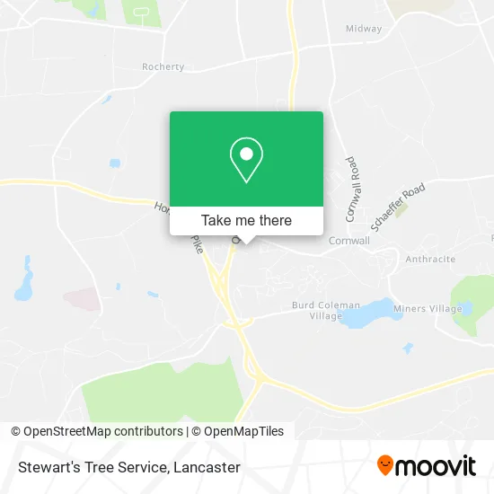 Stewart's Tree Service map