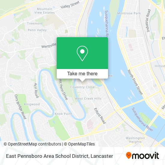 East Pennsboro Area School District map