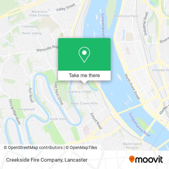 Creekside Fire Company map