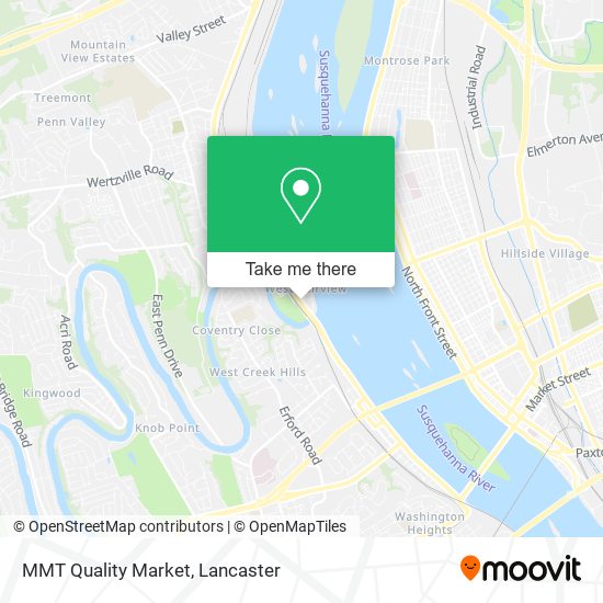 Mapa de MMT Quality Market