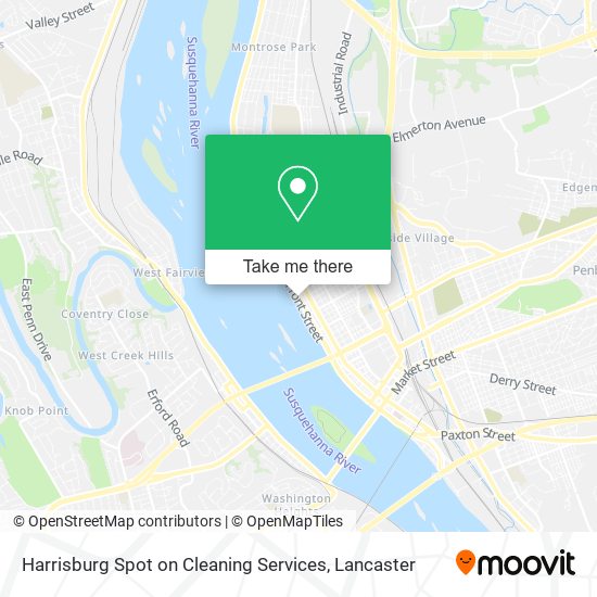 Mapa de Harrisburg Spot on Cleaning Services