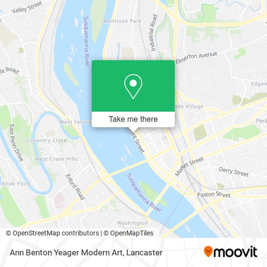 Ann Benton Yeager Modern Art map