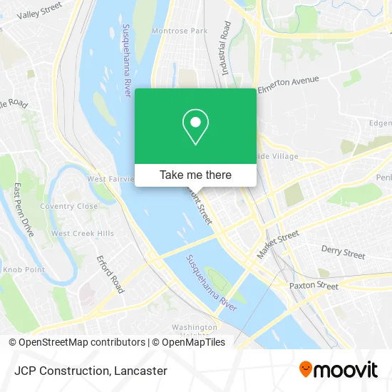 JCP Construction map