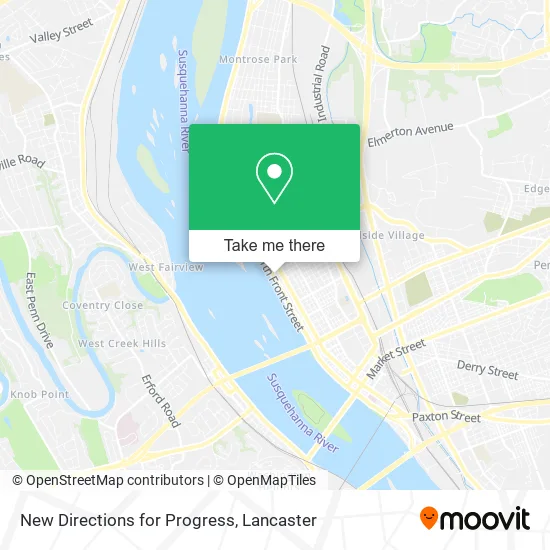 New Directions for Progress map