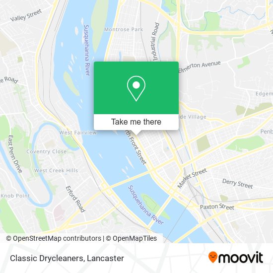 Mapa de Classic Drycleaners
