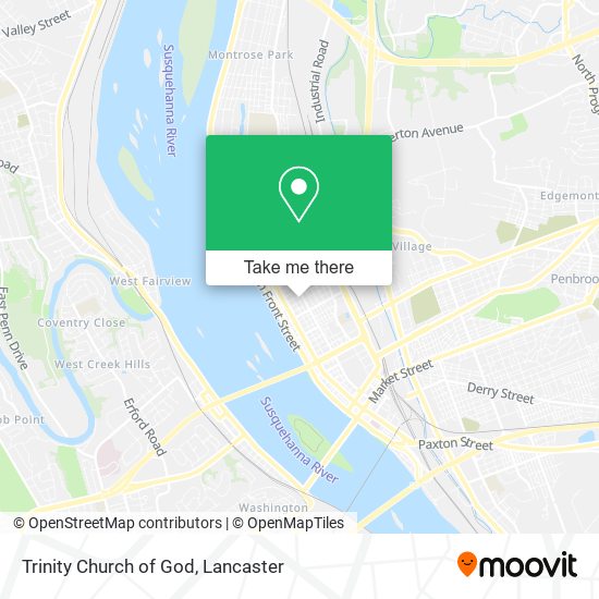 Trinity Church of God map