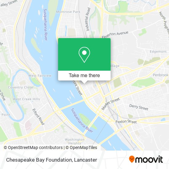 Chesapeake Bay Foundation map