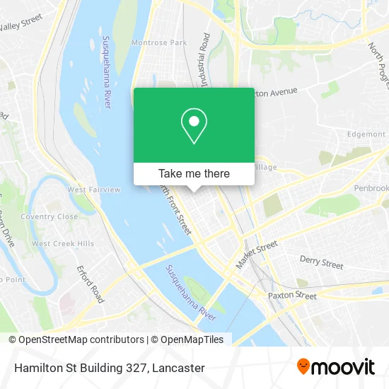 Hamilton St Building 327 map