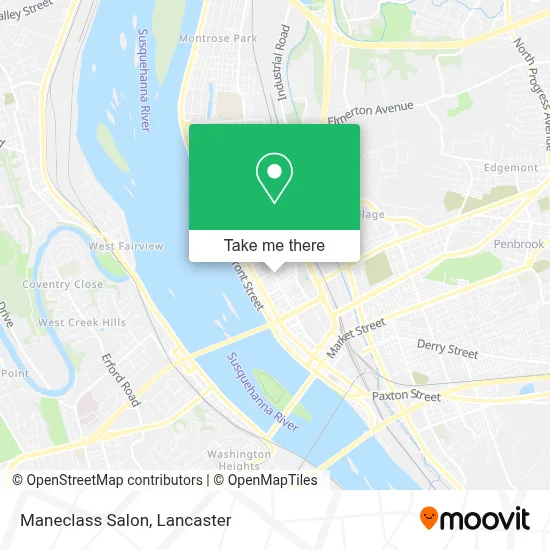 Maneclass Salon map