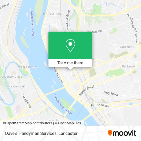 Dave's Handyman Services map