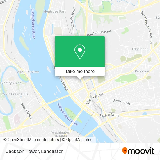 Jackson Tower map