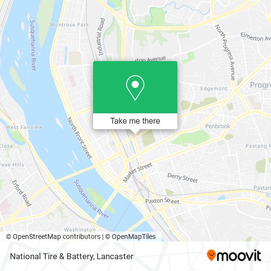 National Tire & Battery map