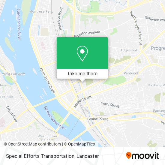 Mapa de Special Efforts Transportation