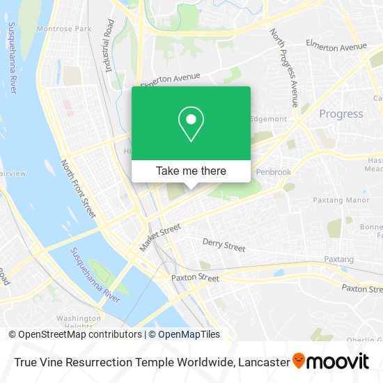 Mapa de True Vine Resurrection Temple Worldwide