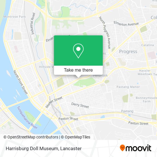 Harrisburg Doll Museum map