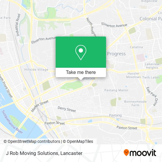 J Rob Moving Solutions map