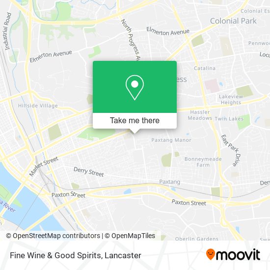 Fine Wine & Good Spirits map
