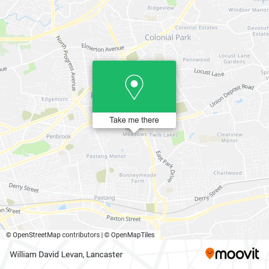 Mapa de William David Levan