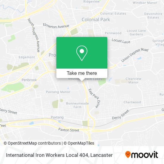 International Iron Workers Local 404 map