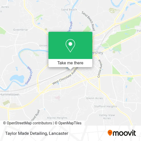 Taylor Made Detailing map