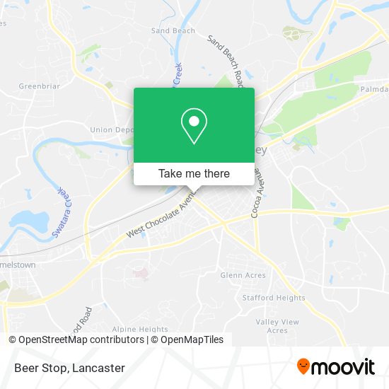 Mapa de Beer Stop