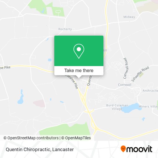 Quentin Chiropractic map
